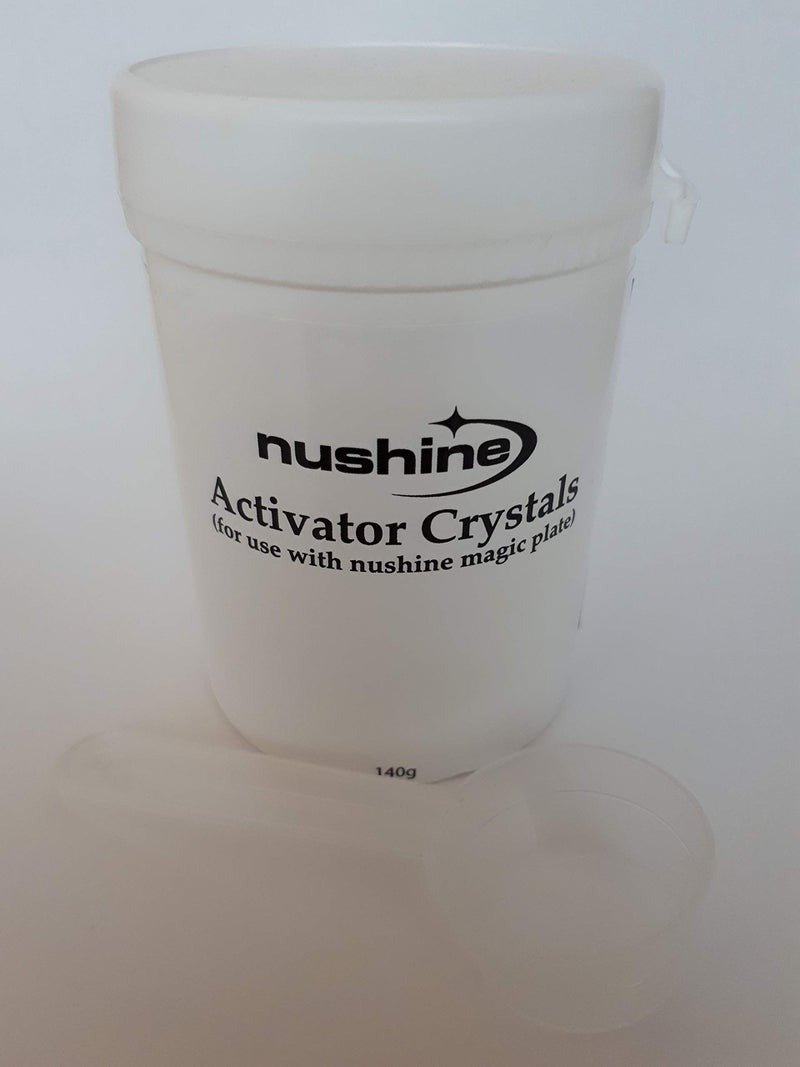 Nushine Activator Crystals 5 Oz (140g) - For Use with Magic Cleaning Plate - Image 1